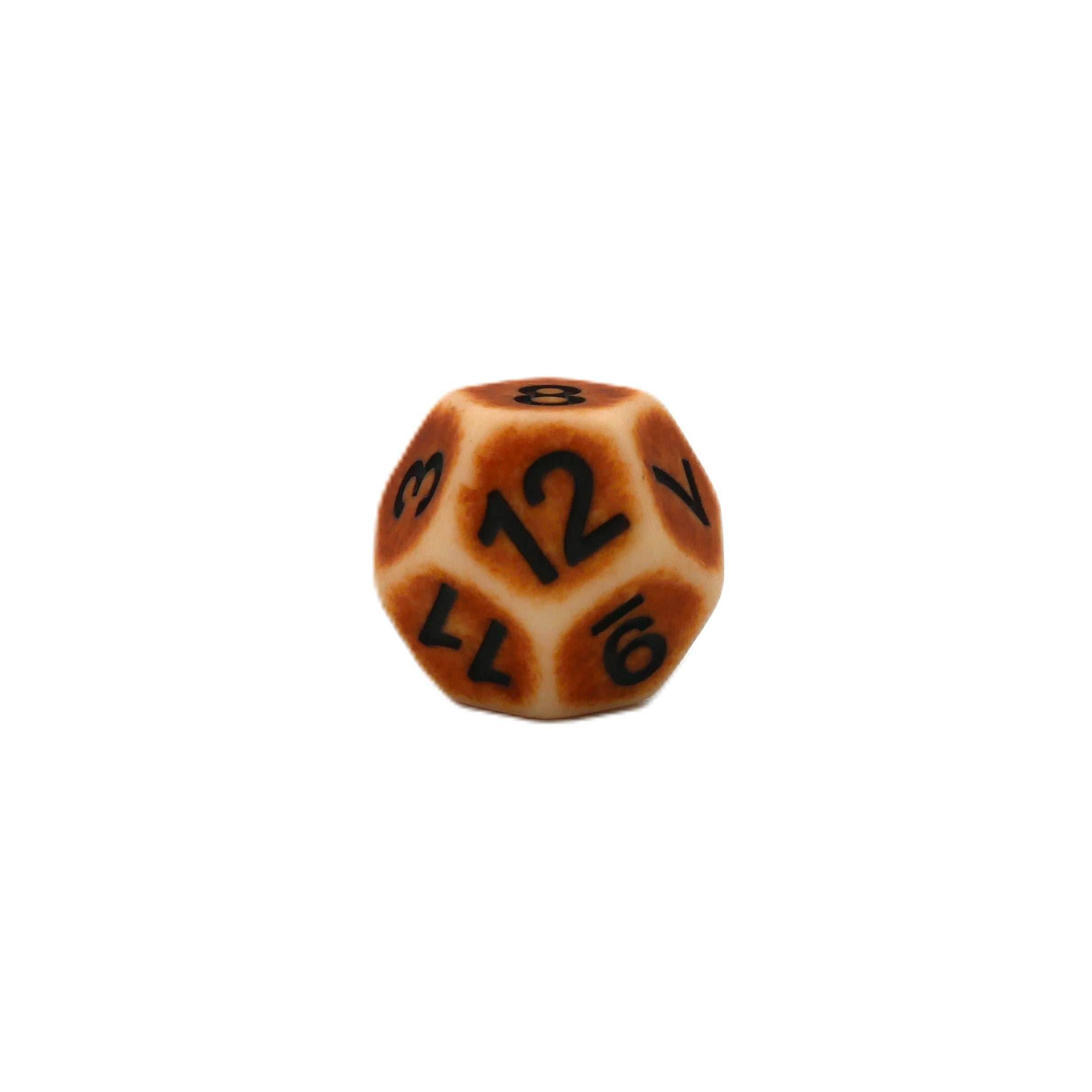 Ancient Bone - 7 Piece DnD Dice Set | Acrylic RPG Gaming Dice - 
