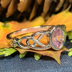 Andie Trinity Knot Ring - 4 / Pink Sapphire