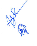 Andy Serkis Signed 8.5x11 Sketch
