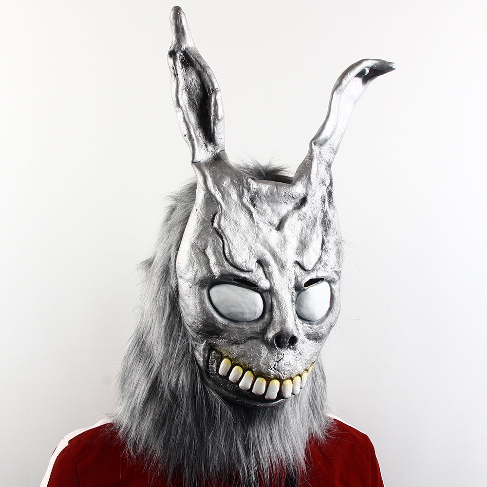 Animal Cartoon Rabbit Movie Roles Frank Evil Rabbit Mask Halloween Party Cosplay Props Latex Full Face Mask