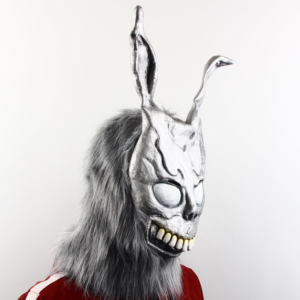 Animal Cartoon Rabbit Movie Roles Frank Evil Rabbit Mask Halloween Party Cosplay Props Latex Full Face Mask