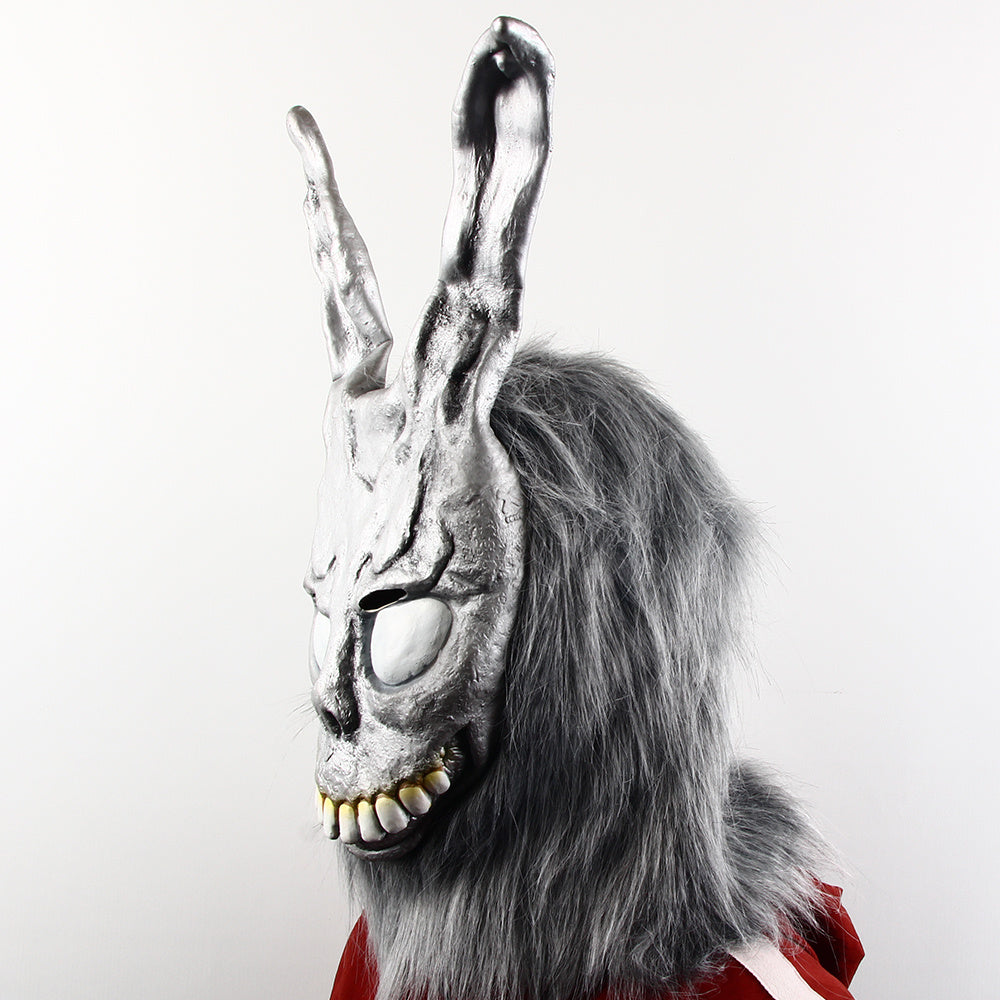 Animal Cartoon Rabbit Movie Roles Frank Evil Rabbit Mask Halloween Party Cosplay Props Latex Full Face Mask