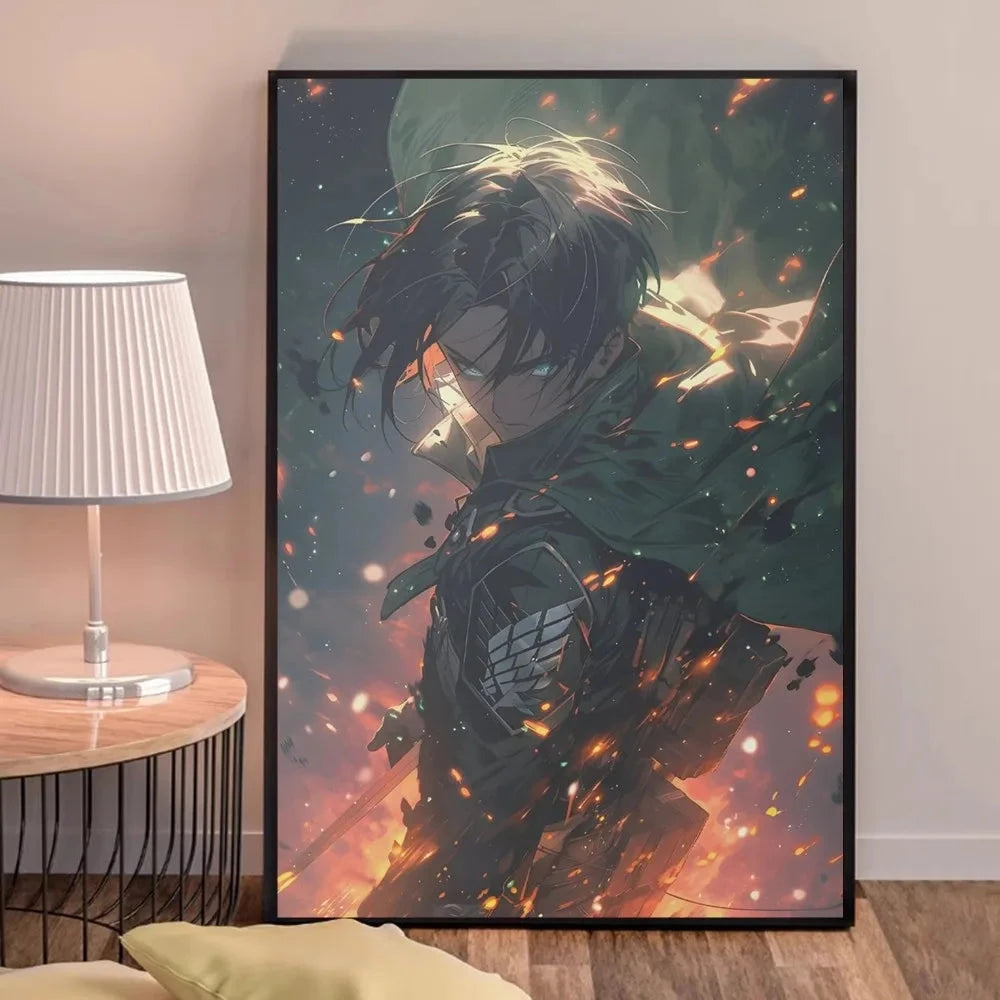 Anime A-Attack on Titans Poster Good Quality Prints and Posters HD Quality Poster Wall Art Painting Study Home Decor