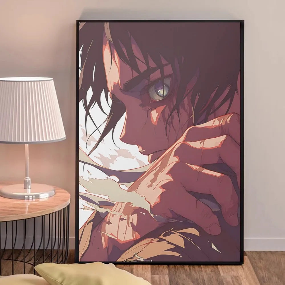 Anime A-Attack on Titans Poster Good Quality Prints and Posters HD Quality Poster Wall Art Painting Study Home Decor