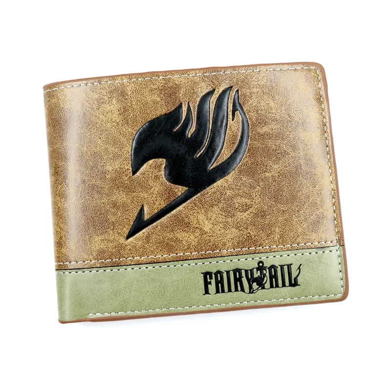 Anime Attack on Titan Eren Jager Khaki Men Wallets Scout Regiment Short Purse Card Holders