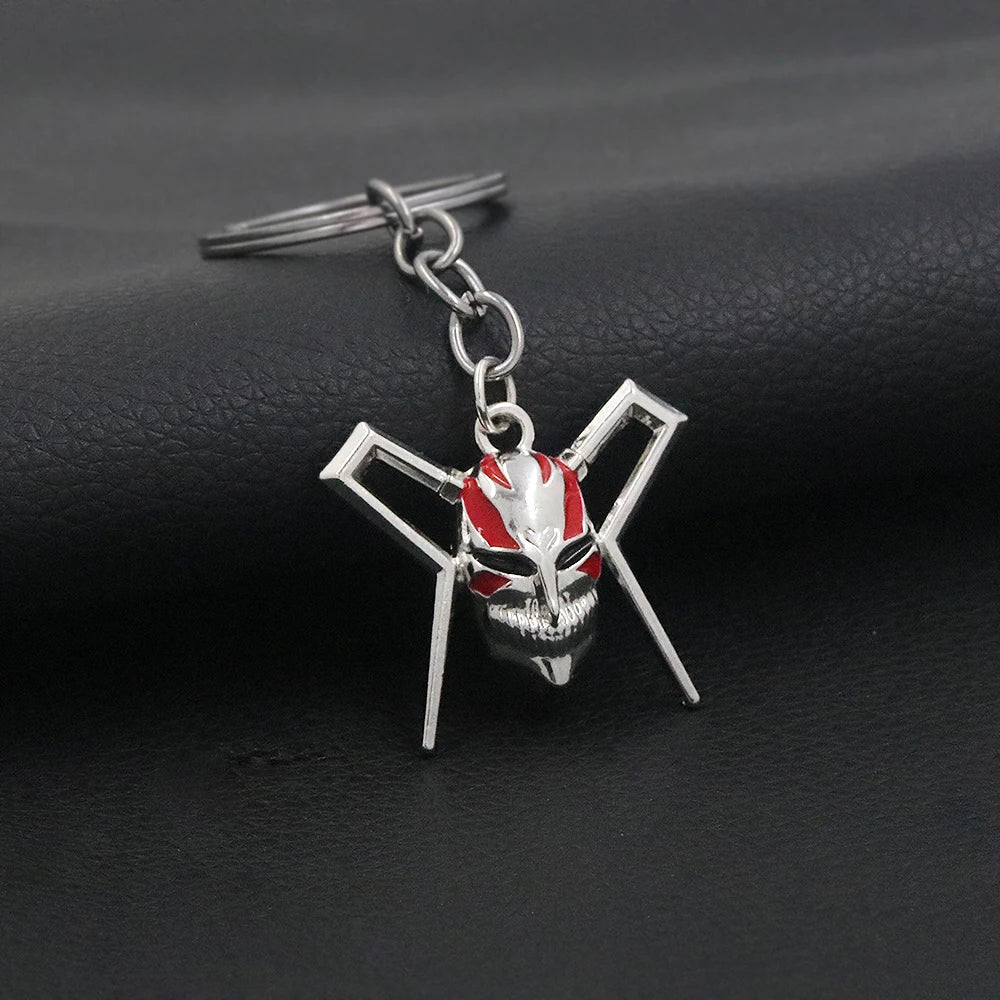 Anime BLEACH: Thousand-Year Blood War Keychains Kurosaki Ichigo Zangetsu Weapon Pendant Keyring Key Chain For Men Cool Jewelry