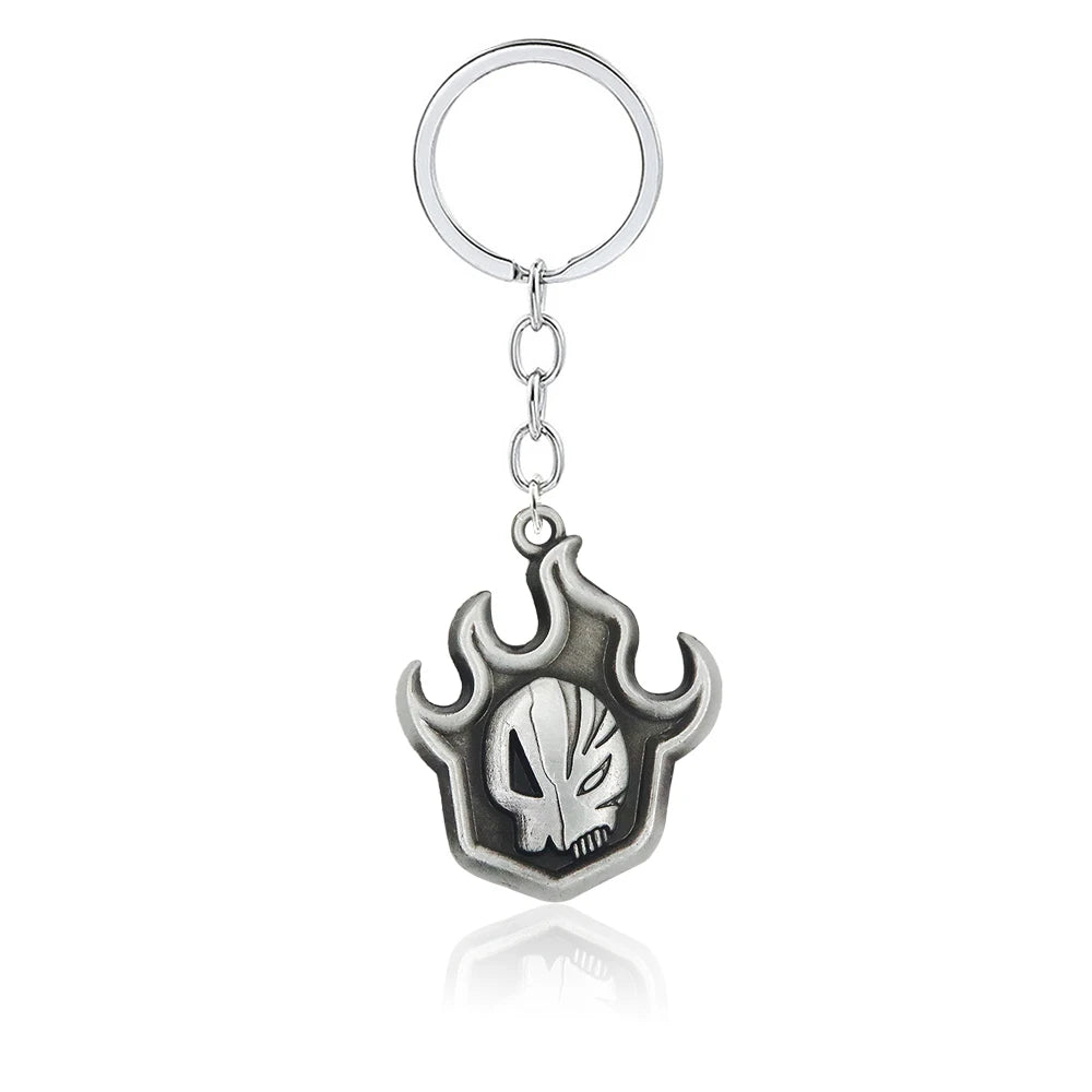 Anime BLEACH: Thousand-Year Blood War Keychains Kurosaki Ichigo Zangetsu Weapon Pendant Keyring Key Chain For Men Cool Jewelry