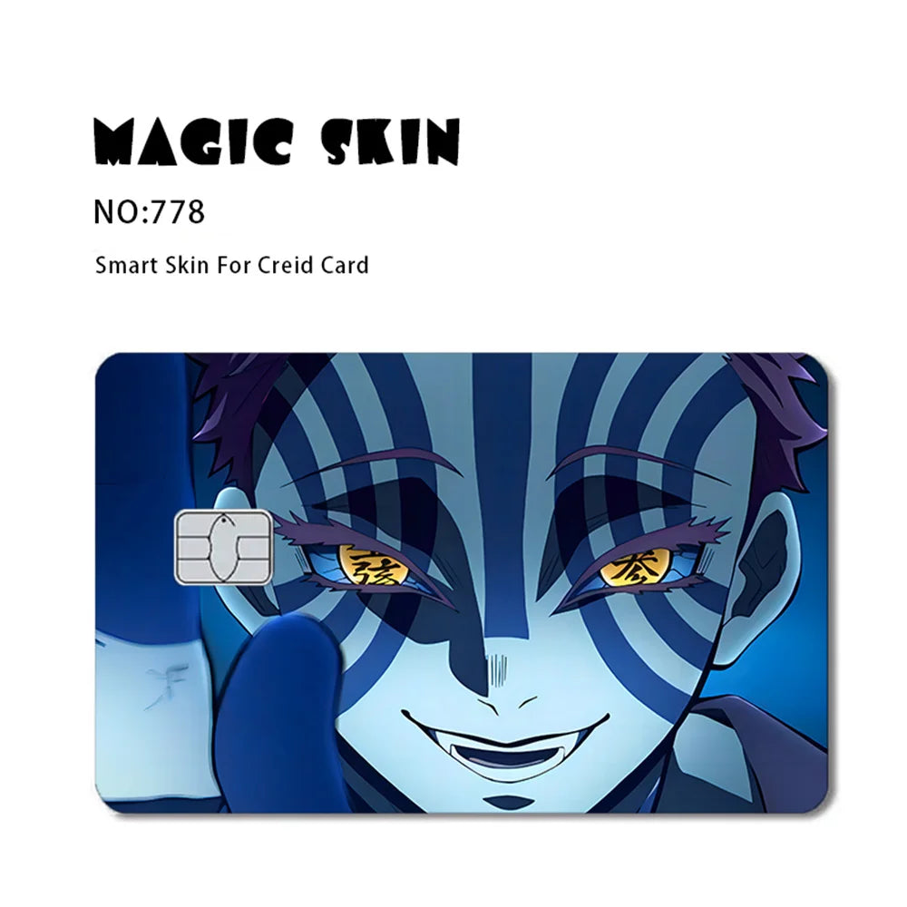 Anime Credit Card Skin Stickers – Pokémon, Yu-Gi-Oh & Bulk Options