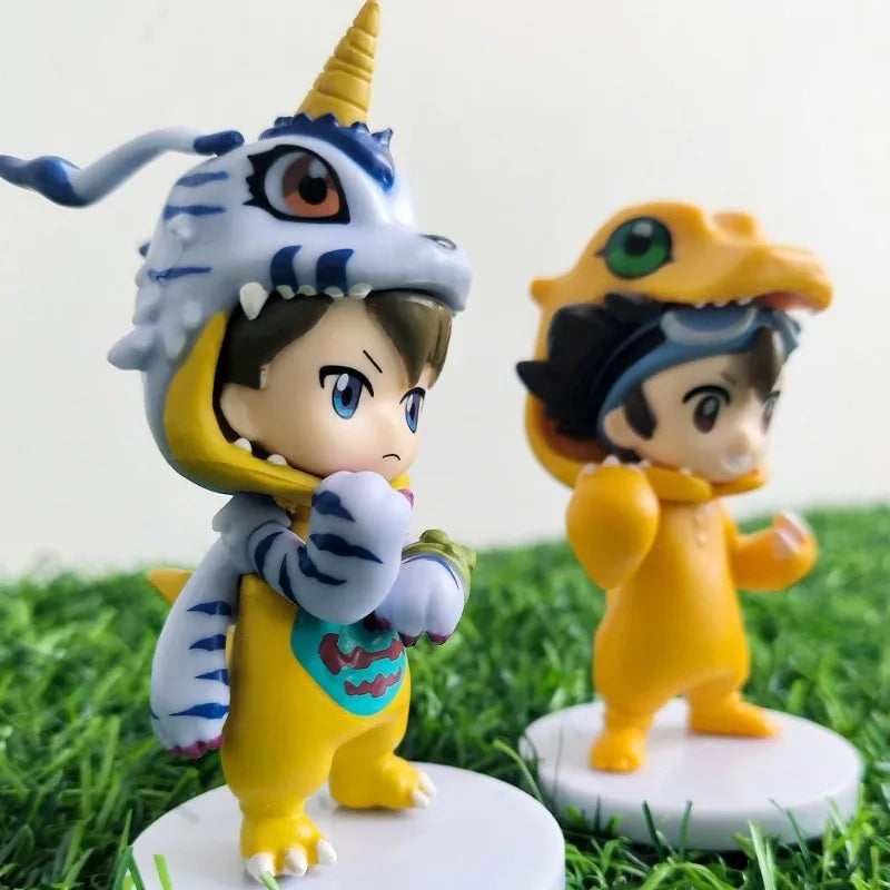 Anime Digimon Adventure Garurumon V-beast Cute Cosplay Action Figure Model Desktop Decoration Ornament Children's Toy Gift