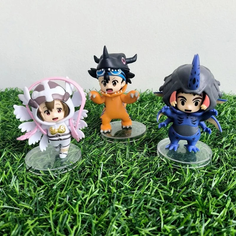 Anime Digimon Adventure Garurumon V-beast Cute Cosplay Action Figure Model Desktop Decoration Ornament Children's Toy Gift