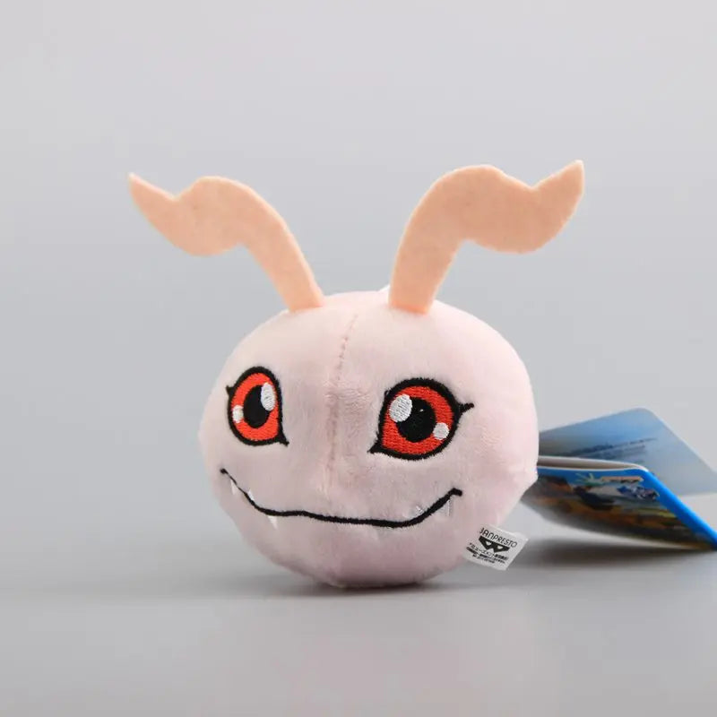 Anime Digimon Adventure Unicorn Koromon Plush Pendant Stuffed Soft Dolls Cute Small Keychain 4" 10 CM