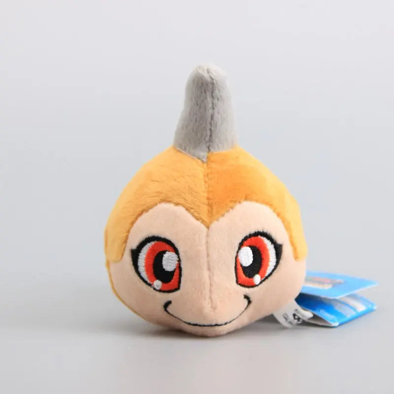 Anime Digimon Adventure Unicorn Koromon Plush Pendant Stuffed Soft Dolls Cute Small Keychain 4" 10 CM