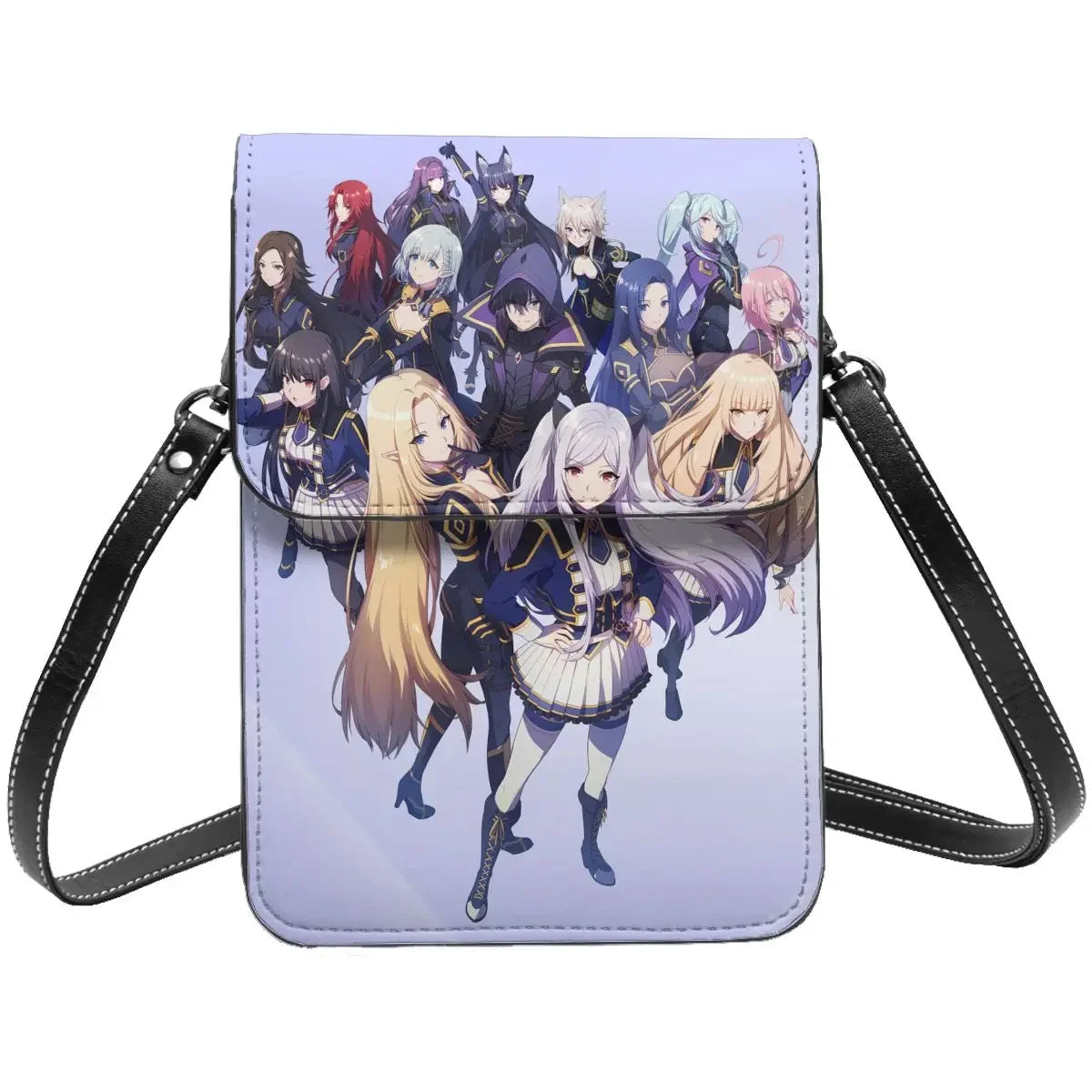 Anime Eminence In Shadow Crossbody Wallet Cell Phone Bag Shoulder Bag Cell Phone Purse Adjustable Strap