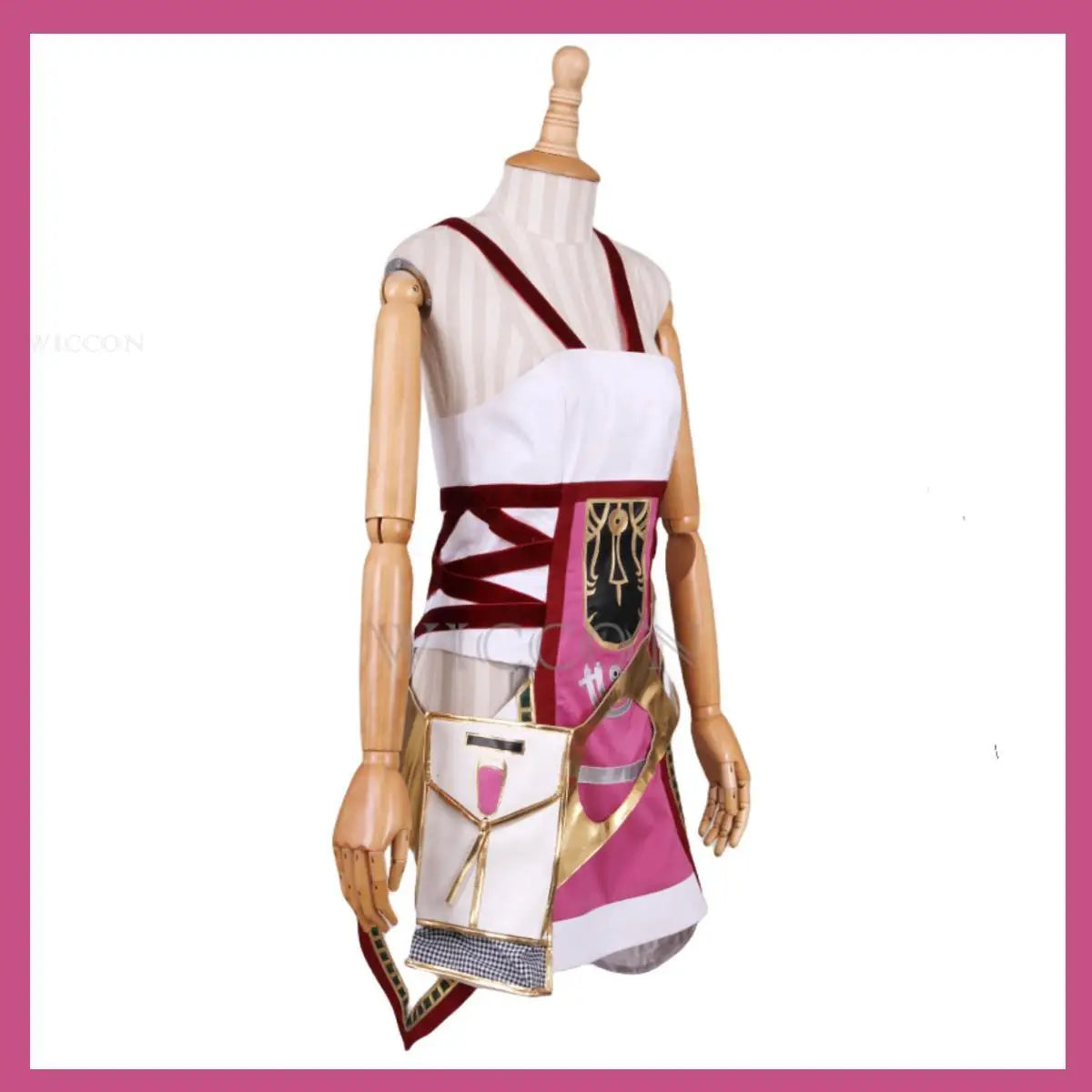 Anime Game Lightning Returns: Final Fantasy XIII Serah Farron Cosplay Costume Wig Combat Uniform Dress Woman Sexy Halloween Suit