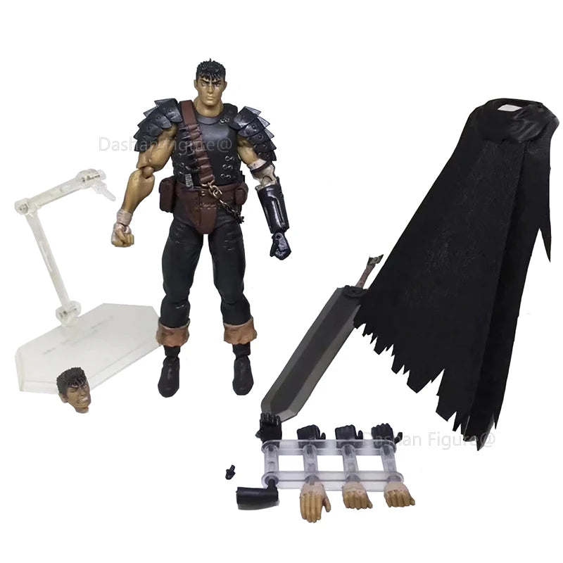 Anime Guts Figma Sp 046 Figures Ornaments Movable Collection 16cm Berserker Guts Action Figure Model Toys Child's Gifts