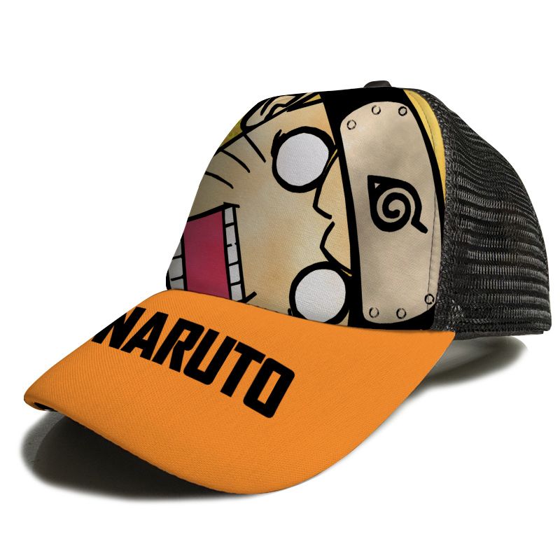 Anime Hat Naruto Luffy Demon Slayer Tanjiro Hat Student Men And Women Hip-hop Baseball Cap Sun Hat Trucker Hat