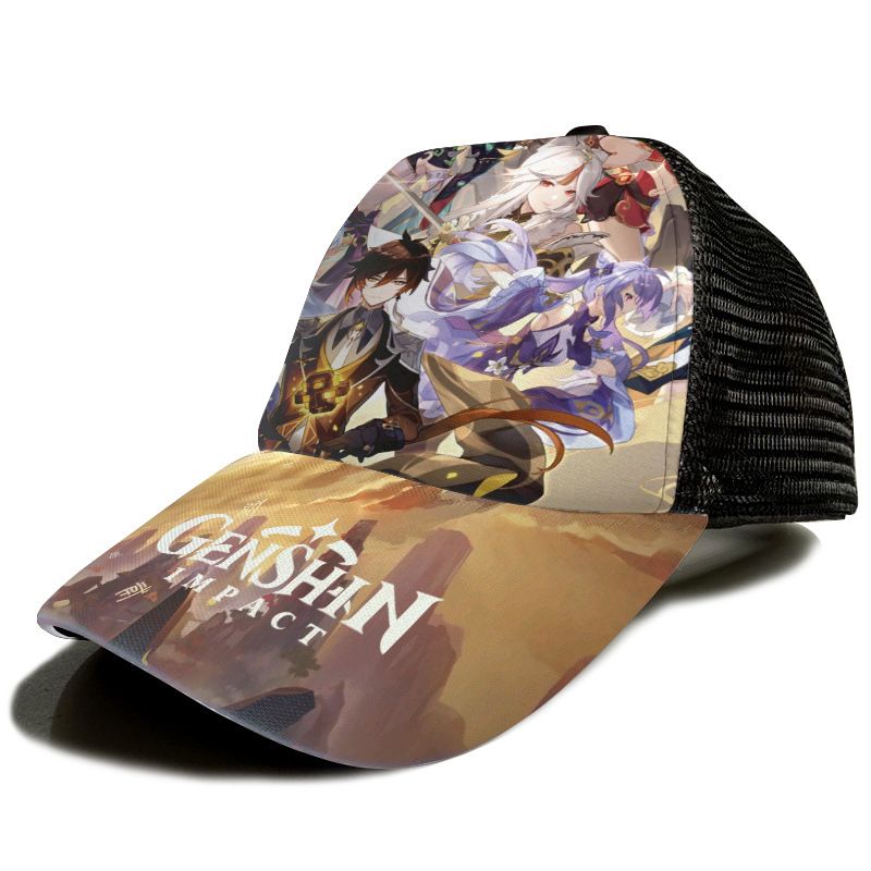 Anime Hat Naruto Luffy Demon Slayer Tanjiro Hat Student Men And Women Hip-hop Baseball Cap Sun Hat Trucker Hat