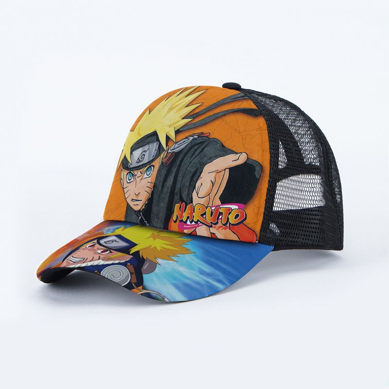 Anime Hat Naruto Luffy Demon Slayer Tanjiro Hat Student Men And Women Hip-hop Baseball Cap Sun Hat Trucker Hat