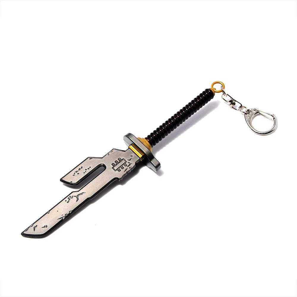 Anime Jujutsu Kaisen Keychain Nanami Kento Fushiguro Toji Weapon Model Pendant Keyring for Men Jewelry