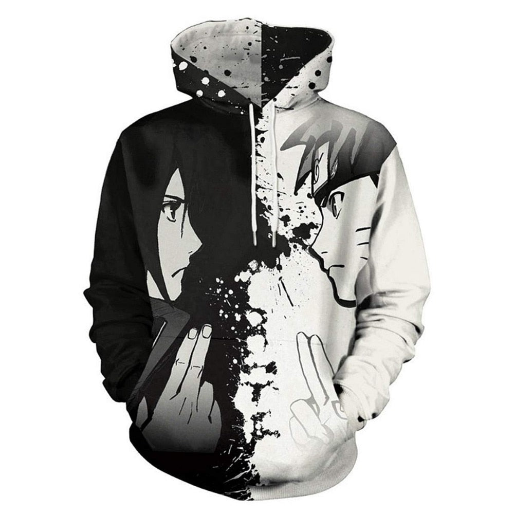 Anime Naruto 3D Hoodies Streetwear Sweatshirt Casual Hoody Men Women 3D Pullover Harajuku Tracksuit Male Hip Hop Hooded DropShip