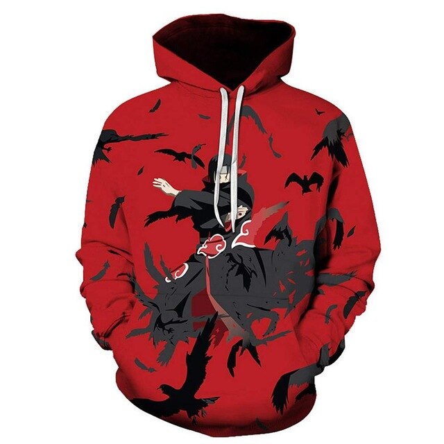 Anime Naruto 3D Hoodies Streetwear Sweatshirt Casual Hoody Men Women 3D Pullover Harajuku Tracksuit Male Hip Hop Hooded DropShip