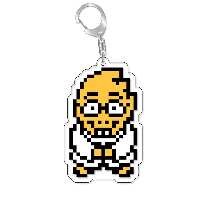 Anime Undertale Acrylic KeyChain Key Ring Men Women Car Cosplay Mobile Phone Bag Pendant Pendant Party Kids Gift Jewelry Toys