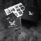Ankh Eye of Horus Stainless Steel Pendant - Stainless Steel / Pendant Only