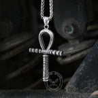 Ankh Eye of Horus Stainless Steel Pendant - Stainless Steel / Pendant Only