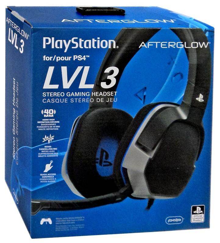 PDP Sony Afterglow LVL 3 Stereo Gaming Headset (Playstation 4) - Brand New