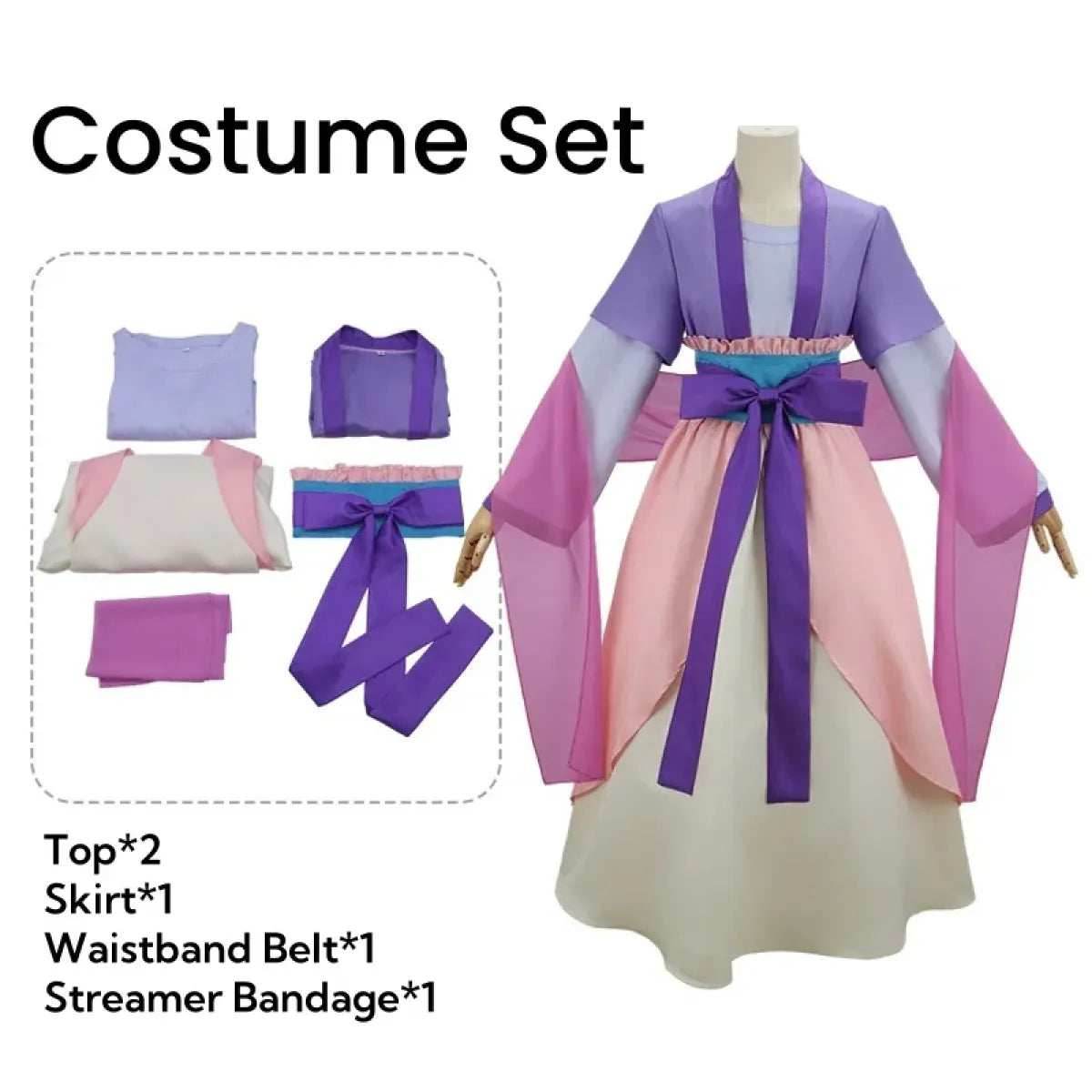 Hanfu Cosplay Dress – Maomao Apothecary Diaries Outfit - Costume Only / L