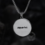 Aquarius Stainless Steel Pendant - 