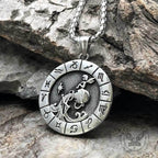 Aquarius Stainless Steel Pendant - 