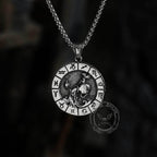 Aquarius Stainless Steel Pendant - 