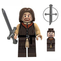 Aragorn Lord of The Rings Lego Minifigures Custom Toys