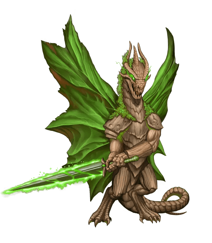 Battlezoo Dragons: Leshy Dragons for Foundry VTT - Pathfinder 2nd Edition / Foundry VTT Module