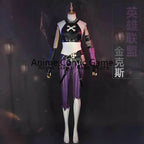LOL Arcane Cosplay Costume - Loli Jinx Crit - jinx costume / XS / LOL