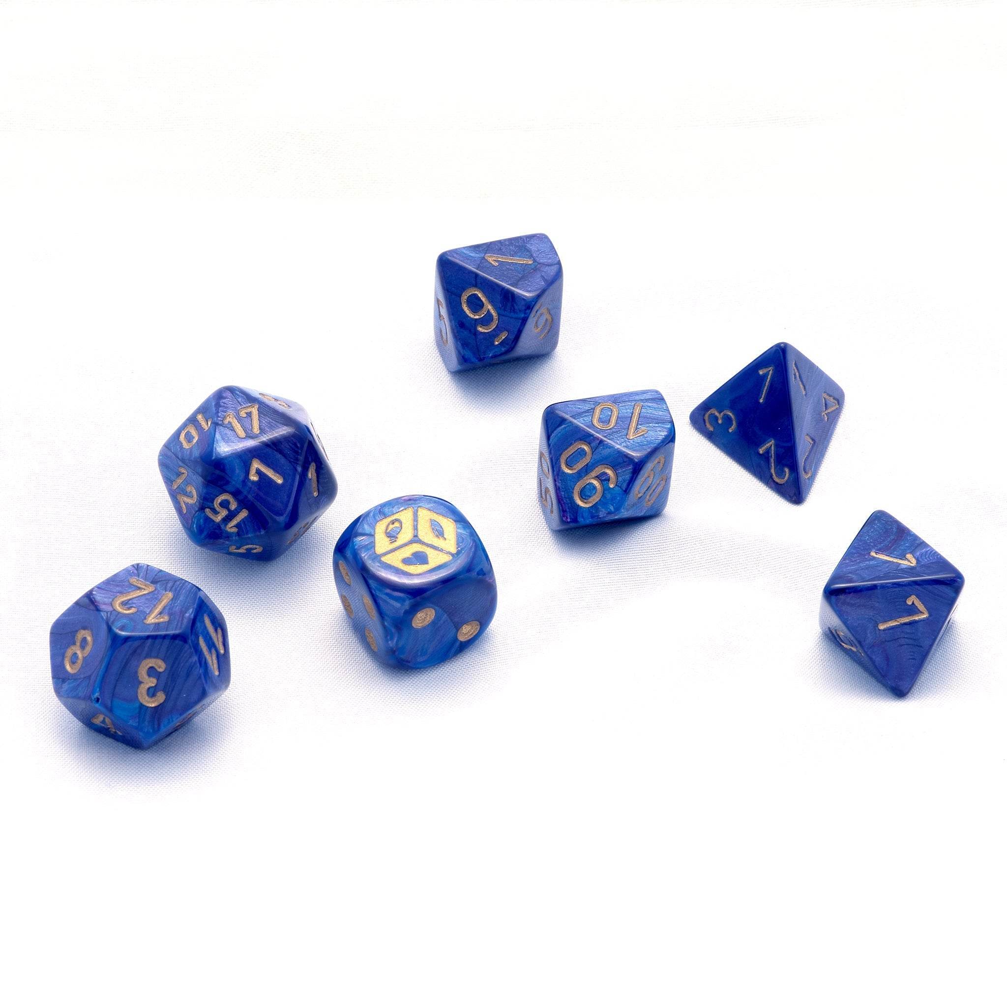 Arcane Dungeon Master Dice Set (Includes Bag) - 