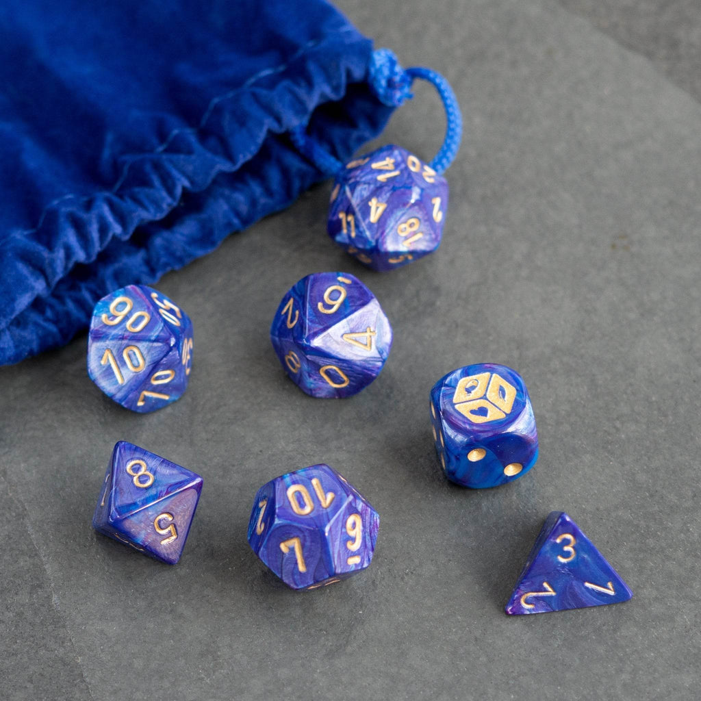 Arcane Dungeon Master Dice Set (Includes Bag) - 