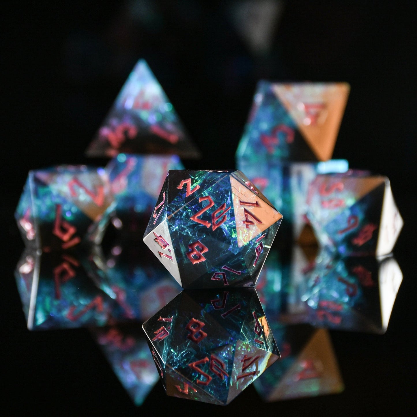 Arcane Gate Sharp-Edged Resin Dice Set