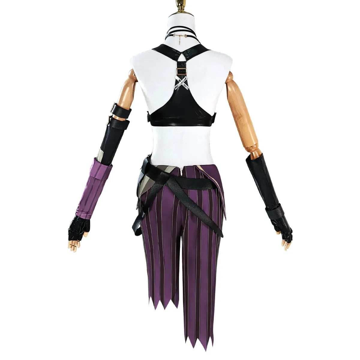 Arcane Jinx Cosplay Costume – LOL Season 2 Loli Outfit with Wig & Accessories - Costume Only / S
