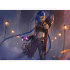 Arcane Jinx Cosplay Costume – LOL Season 2 Loli Outfit with Wig & Accessories - Costume Only / S