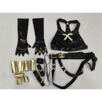 Arcane Jinx Cosplay Costume – LOL Season 2 Loli Outfit with Wig & Accessories - Costume Only / S
