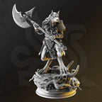 Ariana Grey, the Wolf Queen (Female Werewolf Barbarian) - 