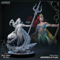 Arienes & Flau (Mermaid & Sea Beast Diorama) - 