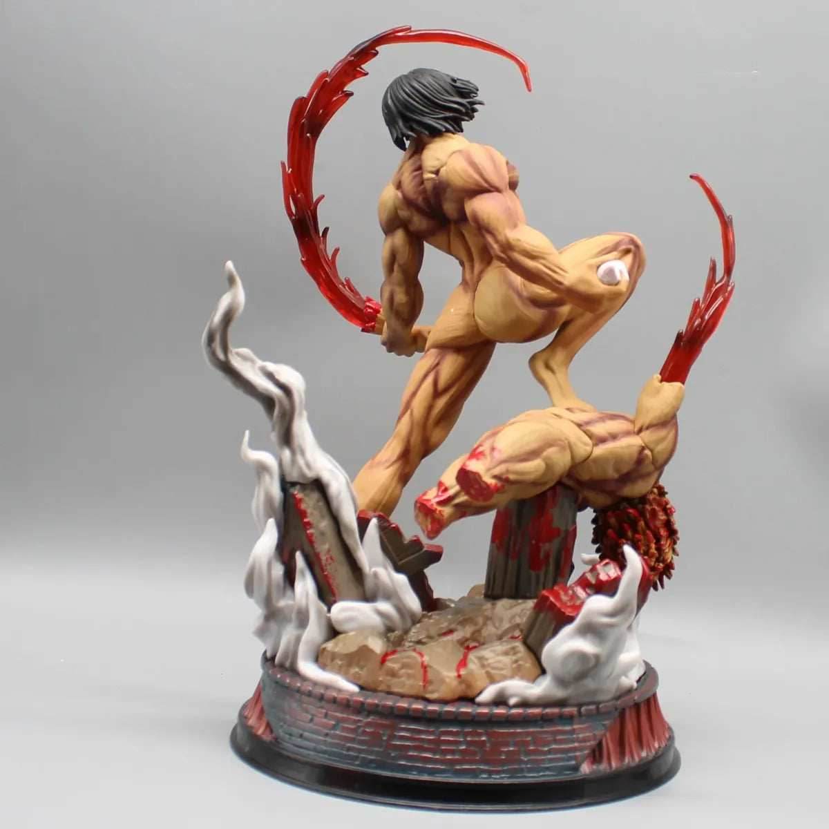 Attack on Titan Eren Jaeger Figure 29cm - PVC Armored Titan Statue - with box
