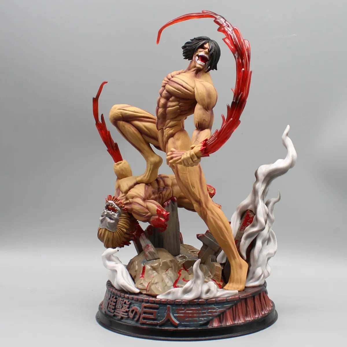 Attack on Titan Eren Jaeger Figure 29cm - PVC Armored Titan Statue - with box