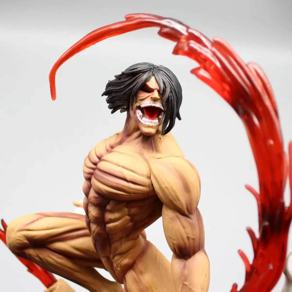 Attack on Titan Eren Jaeger Figure 29cm - PVC Armored Titan Statue - with box