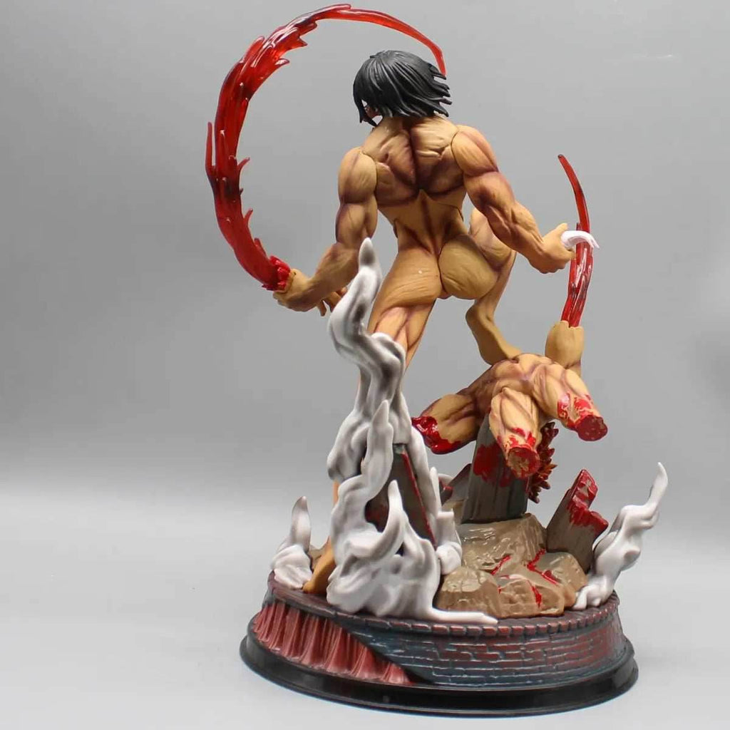 Attack on Titan Eren Jaeger Figure 29cm - PVC Armored Titan Statue - with box