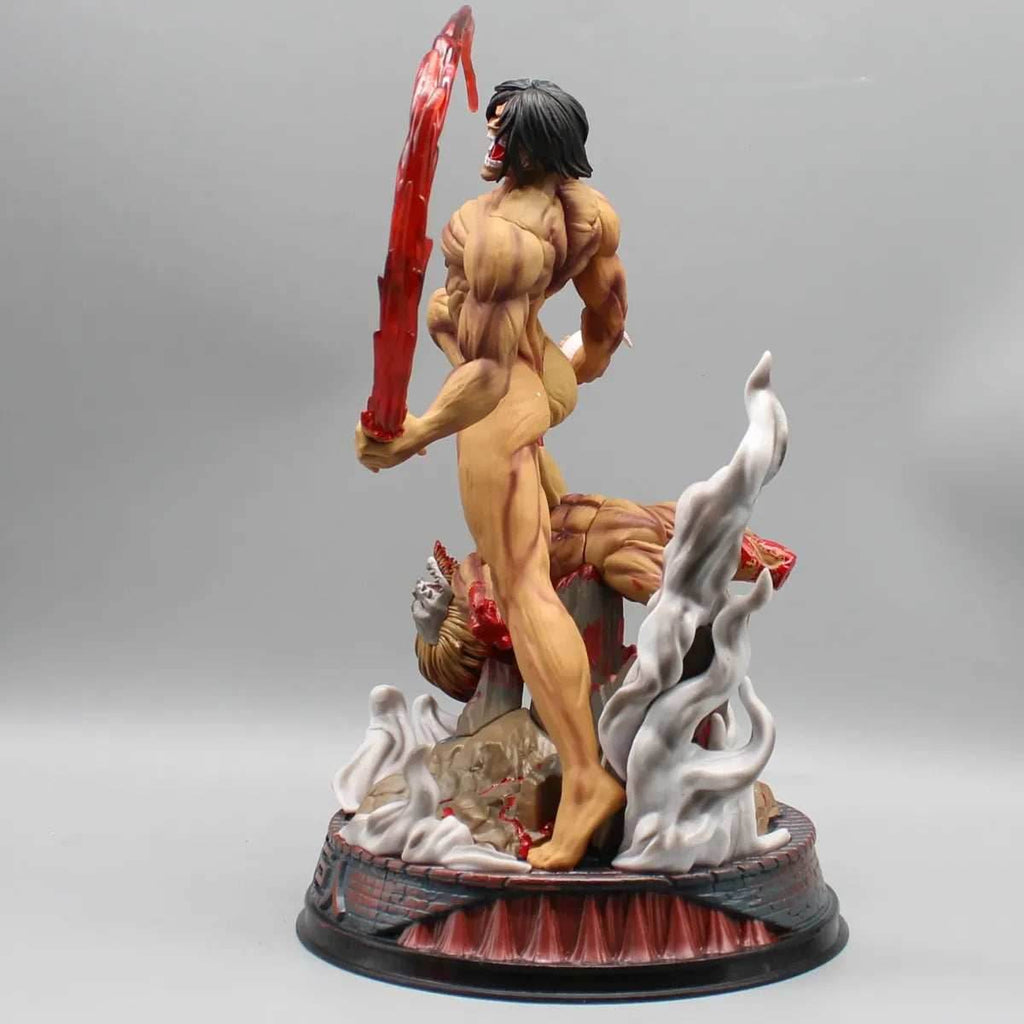 Attack on Titan Eren Jaeger Figure 29cm - PVC Armored Titan Statue - with box