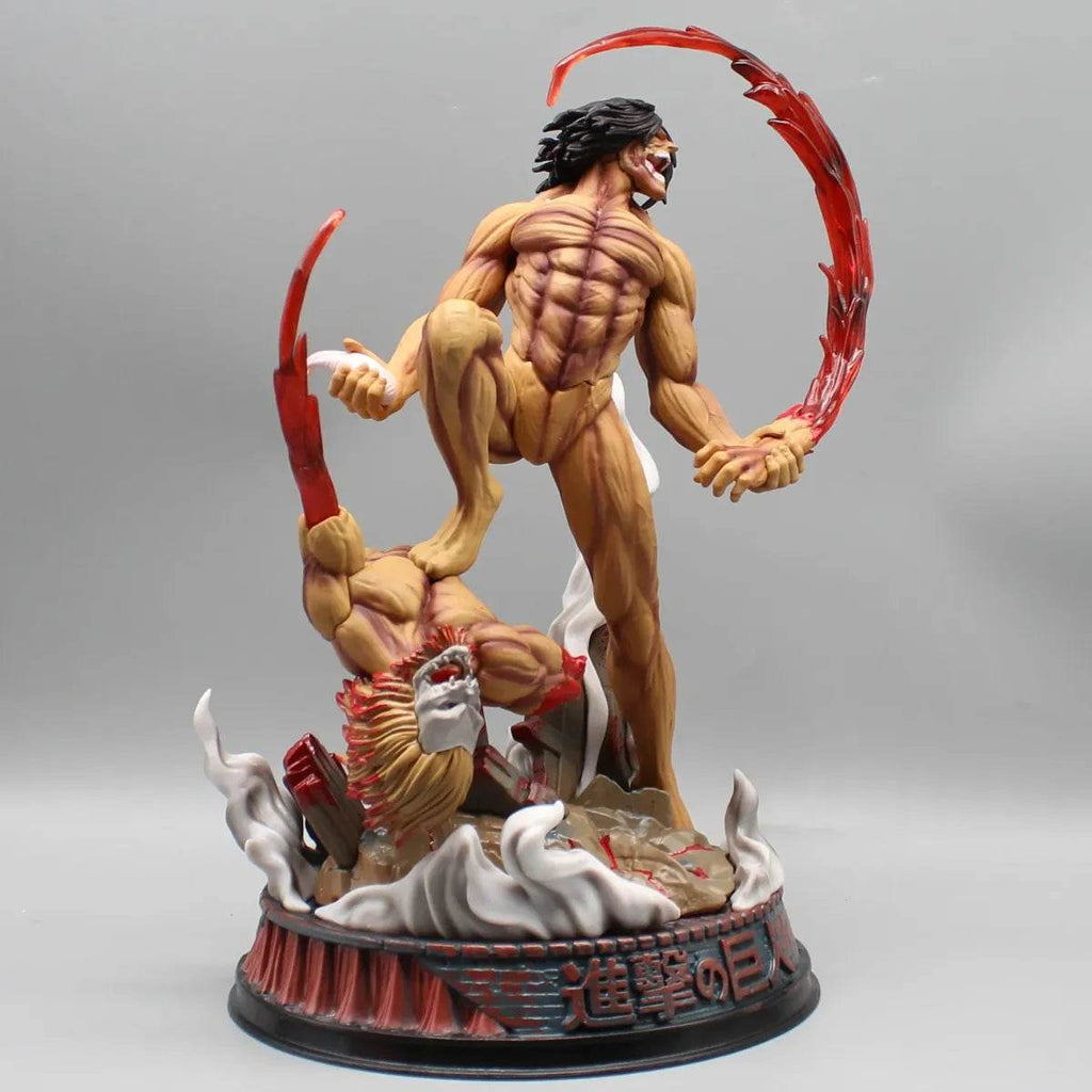Attack on Titan Eren Jaeger Figure 29cm - PVC Armored Titan Statue - with box